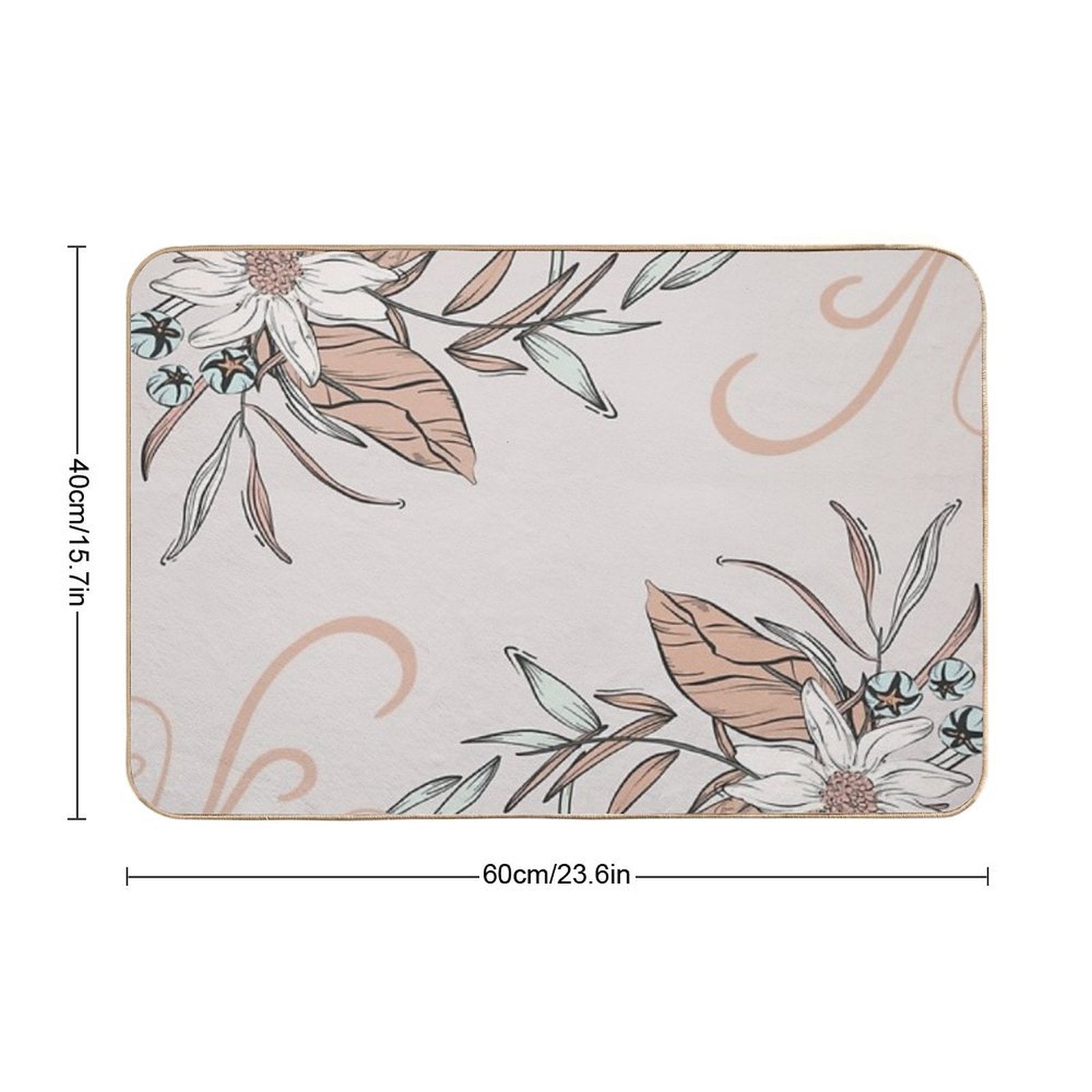 Flowers,nature Duvet Cover,pillows,blankets  Long-Lasting Bath Mat