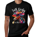Talk Derby To Me Funny Racing Horse  High-quality Stitching T-Shirt