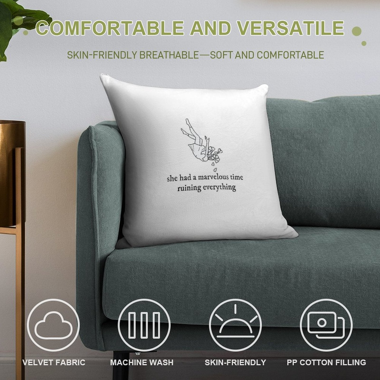 The Last Great American Dynasty Soft Style Accent Throw Pillow