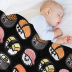 Sushi Family! Gift-ready Throw Blanket