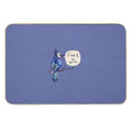 Blue Jay Says F#@K The System  Dirt-Trapping Bath Mat