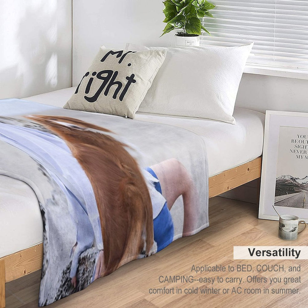 JIN BTS All-season Throw Blanket