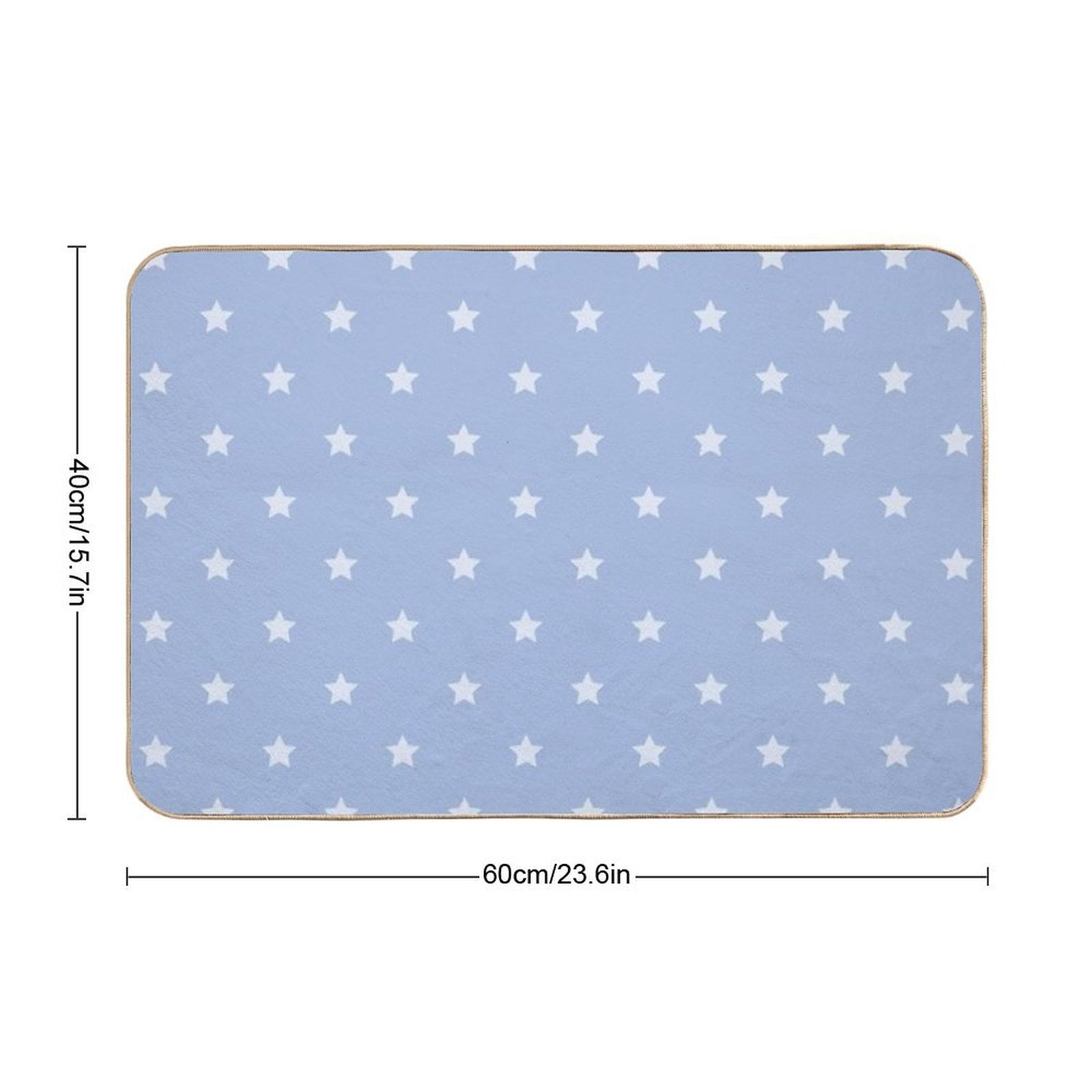 Star Star Pattern Geometric Gift  Rapid-Drying Bath Mat