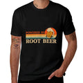 Vintage Powered By Root Beer Funny Drinking  Odor-resistant T-Shirt