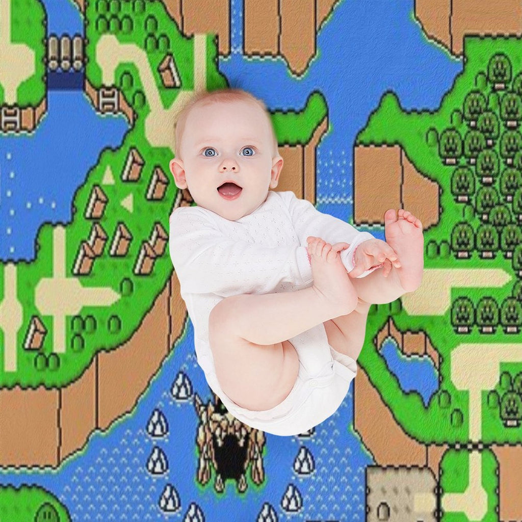 Super World Map Sustainable Throw Blanket