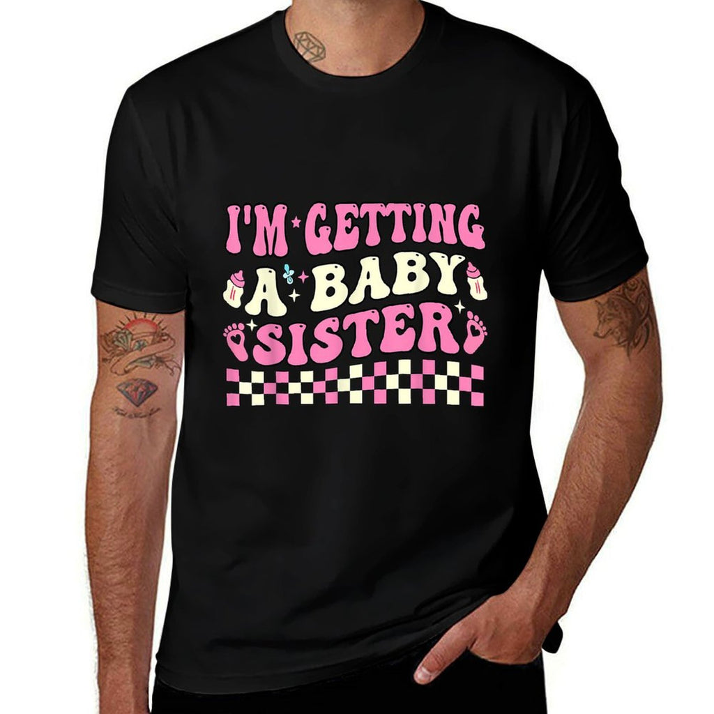 Pregnancy Announcement Toddler Im Getting A Baby Sister  Summer-ready Fabric T-Shirt