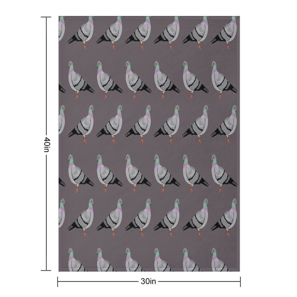 Pigeon Walk Eco-conscious Throw Blanket