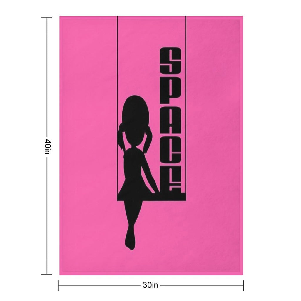 Little Space Swing (Black) Comfort Throw Blanket