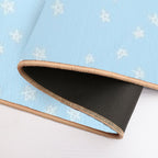 White Stars  Absorbent Bath Mat