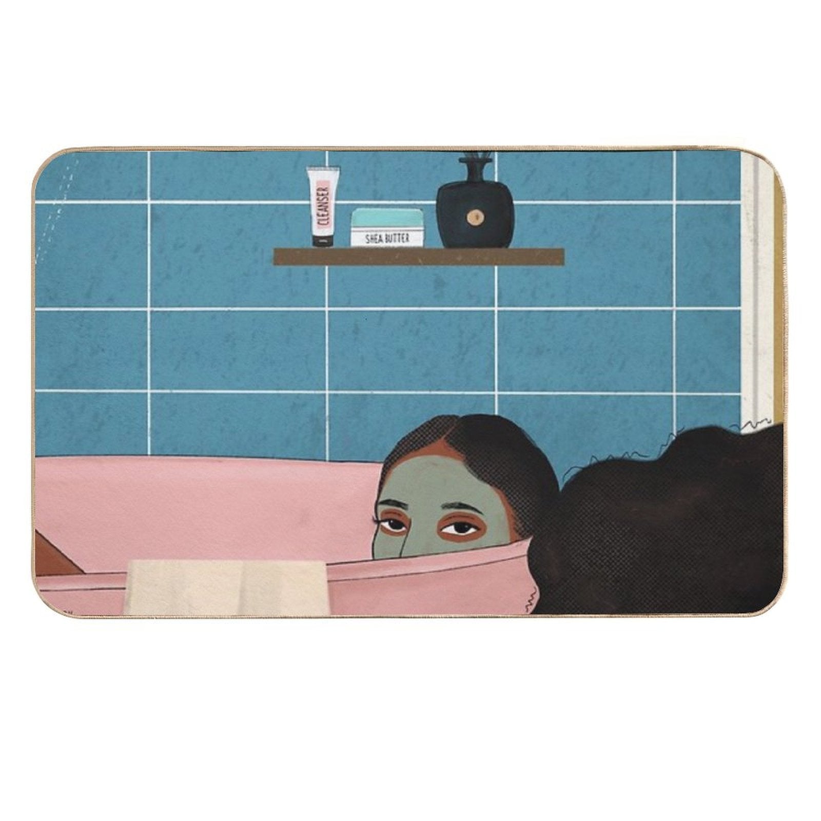 Restful Rest  Repositionable Bath Mat