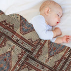 The Blue Diamonds Wrinkle-free Throw Blanket