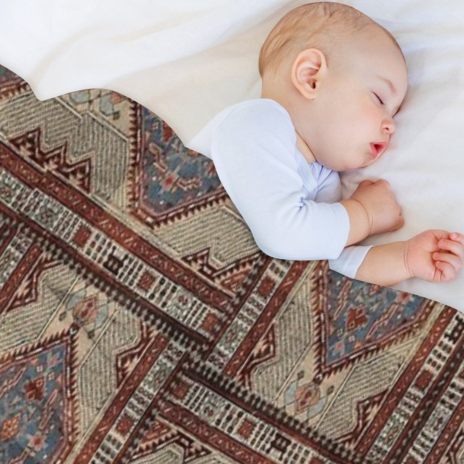 The Blue Diamonds Wrinkle-free Throw Blanket