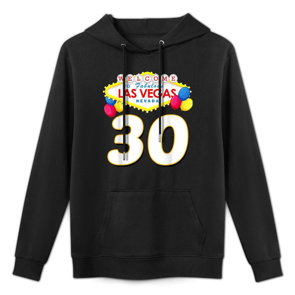 30th Birthday T Las Vegas Fabulous 30 Years Old Gift Shape Retention Hoodie