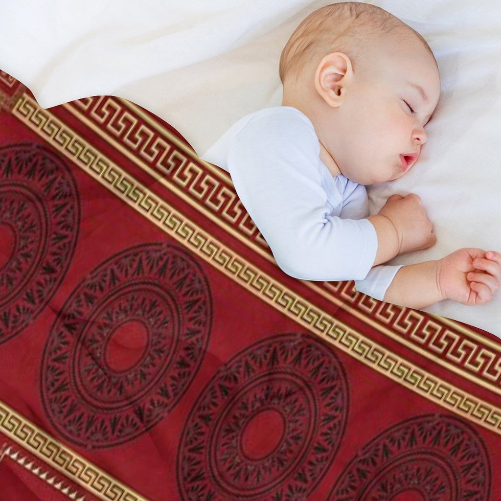 RomanGreek Design Travel-friendly Throw Blanket