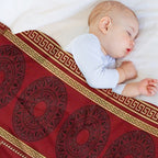 RomanGreek Design Travel-friendly Throw Blanket