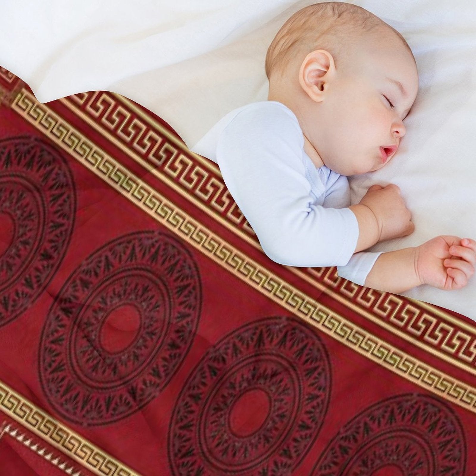 RomanGreek Design Travel-friendly Throw Blanket