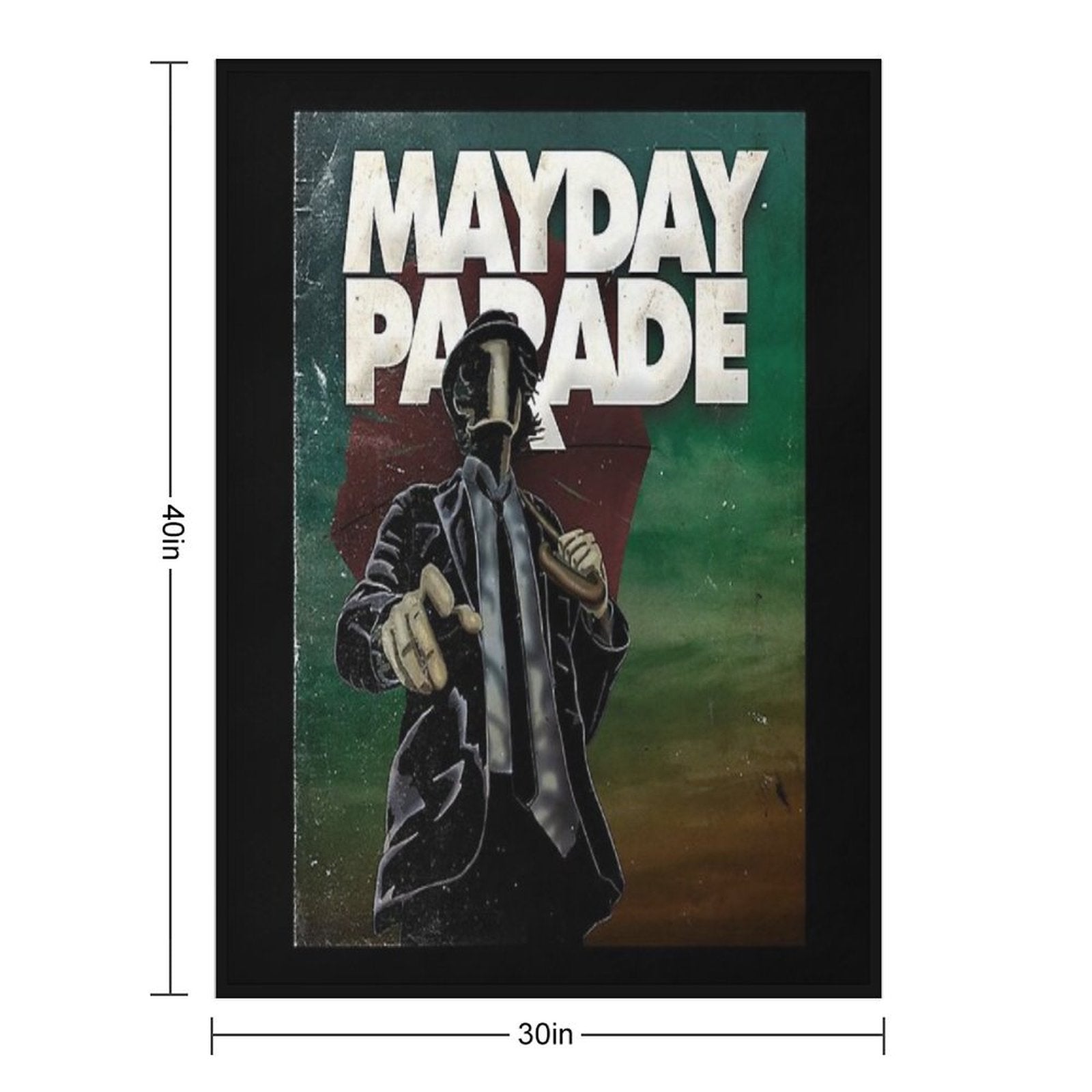 Mayday Parade Shrink-resistant Throw Blanket