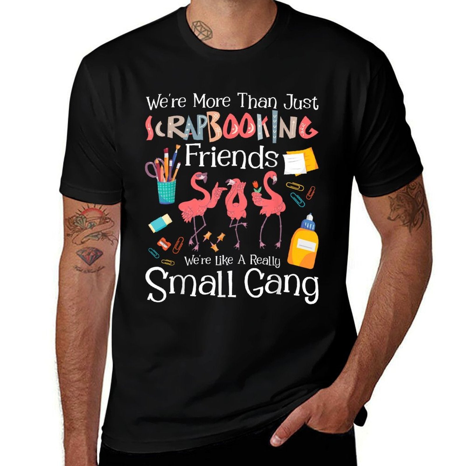 Were More Than Just Scrapbooking Friends - Scrapbooker Arts  Slim-fit Cut T-Shirt