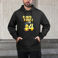 Kids 4 Year Old Girl Boy Duck 4th Fourth Birthday Party Gift Layering Staple Hoodie
