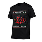 Chess Christmas Red Plaid Graphic Xmas Ugly Sweater Party  Versatile T-Shirt