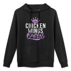 Womens Chicken Wings Queen Versatile Streetwear Hoodie