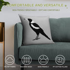 Magpie Soft Gift Ready Throw Pillow