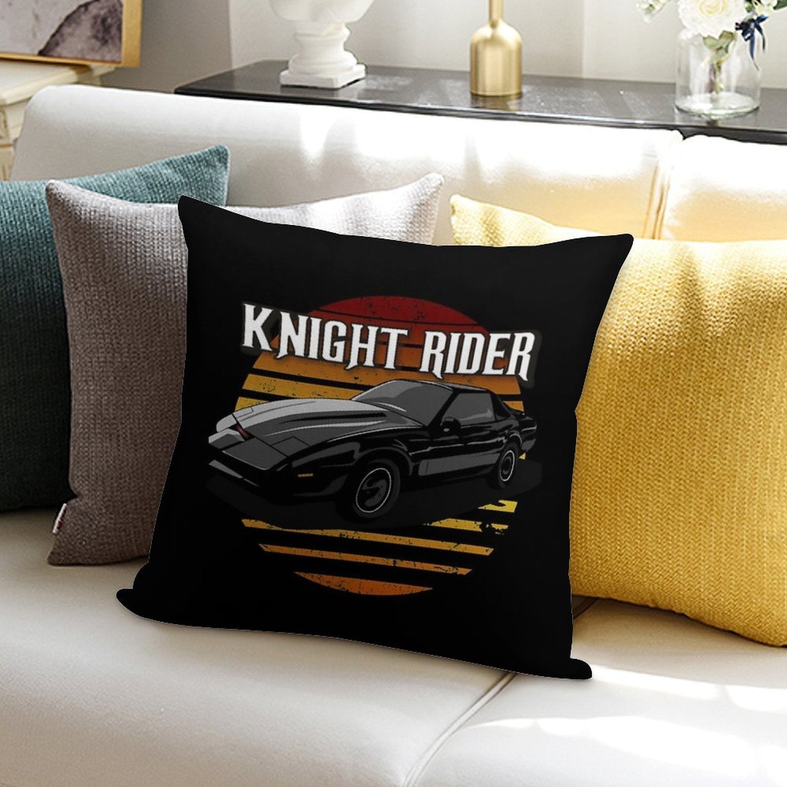 Knight Rider KITT Soft Gift Ready Throw Pillow