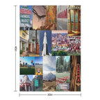 Alamabma Aesthetic Collage Shrink-resistant Throw Blanket