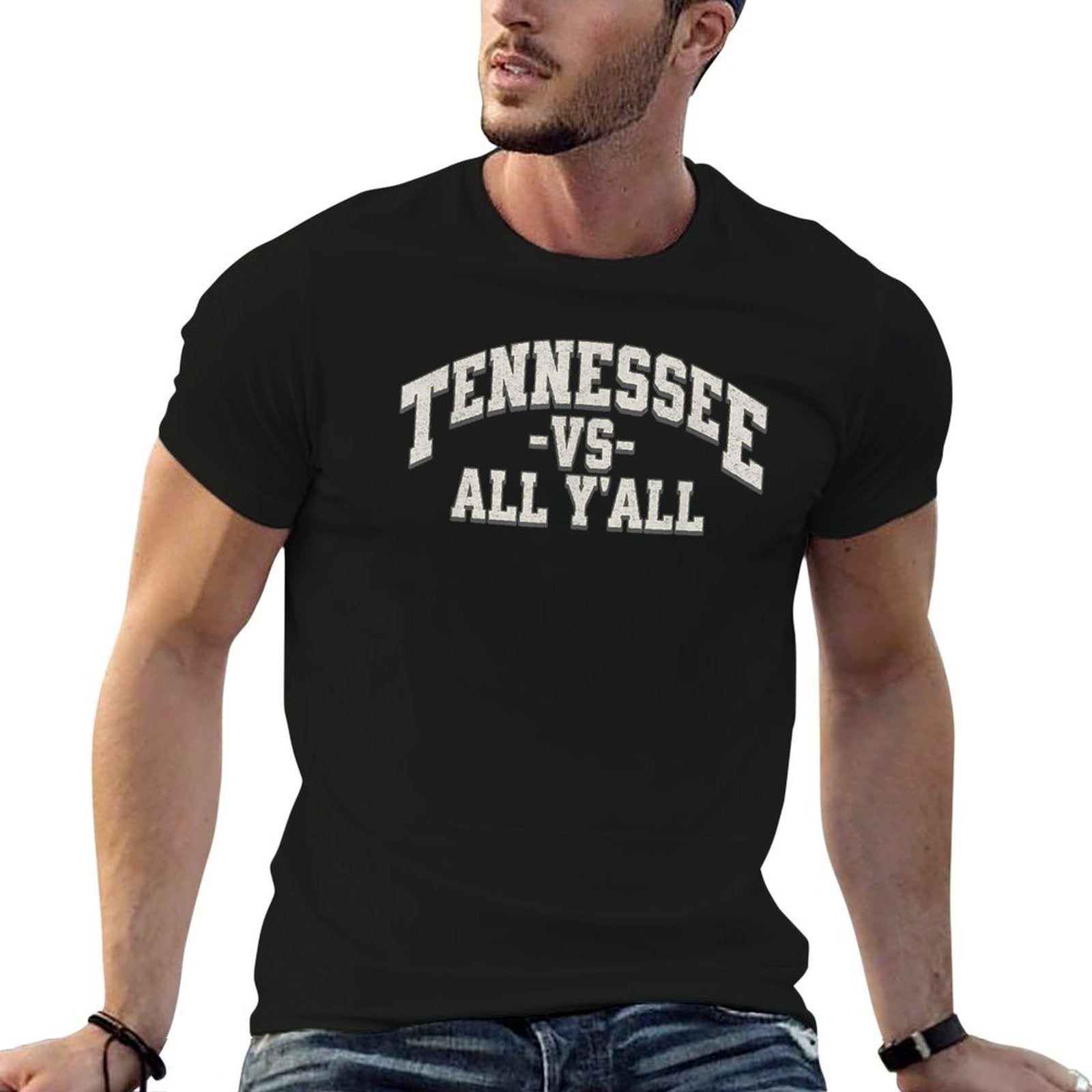 Funny Tennessee -vs- All Yall, Knoxville TN Orange  Breathable T-Shirt