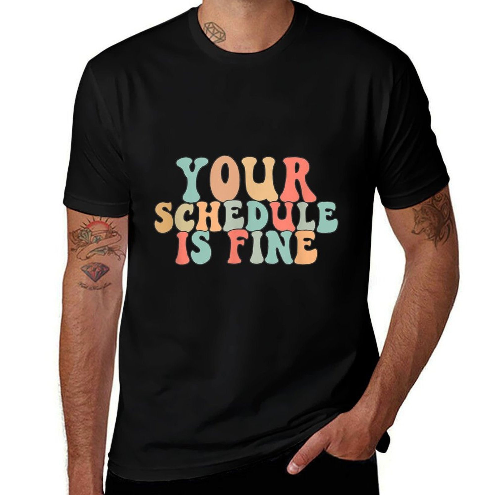 Your Schedule Is Fine - School Counselor Vintage  Durable T-Shirt