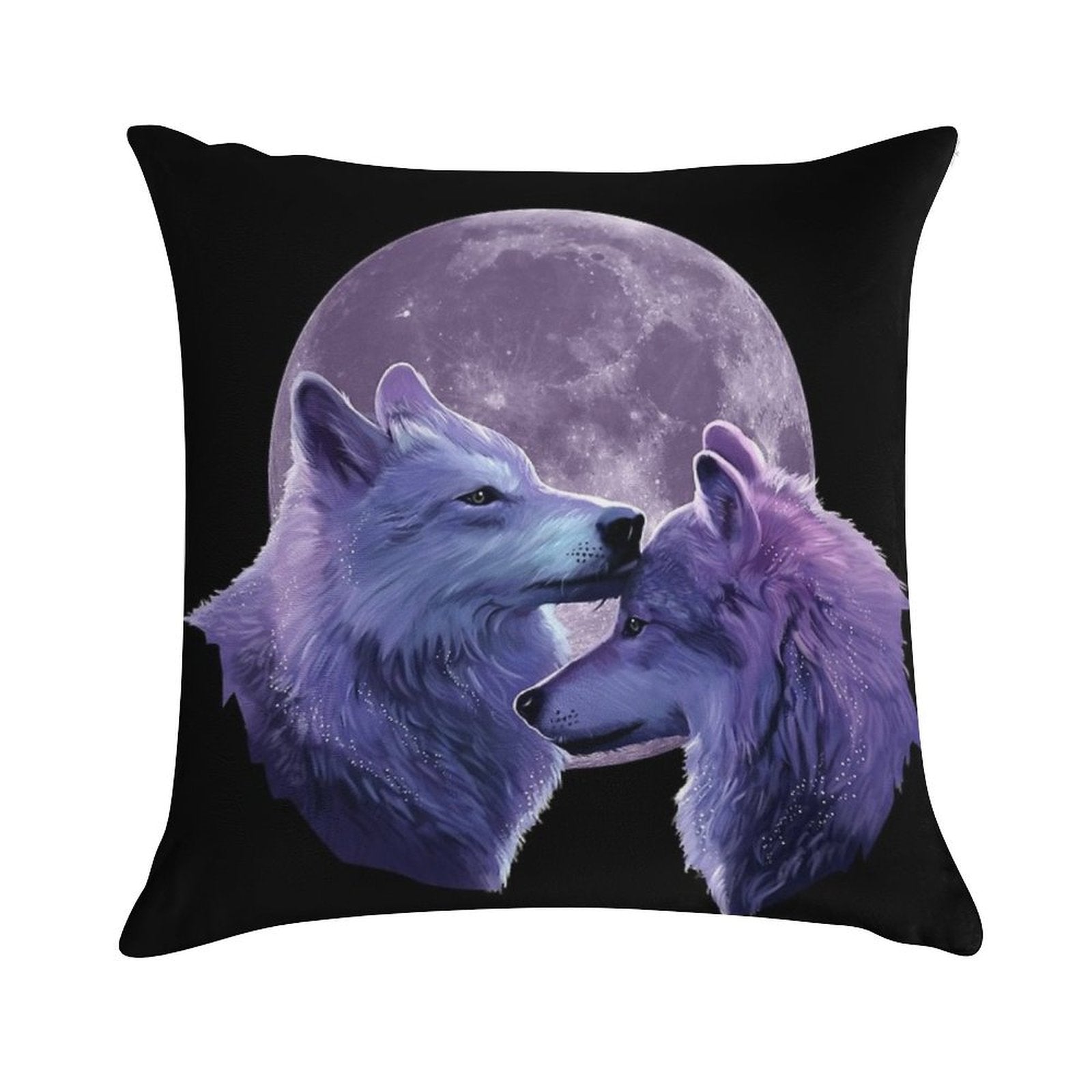 Wolf Lover Gifts Soft Home Decor Throw Pillow