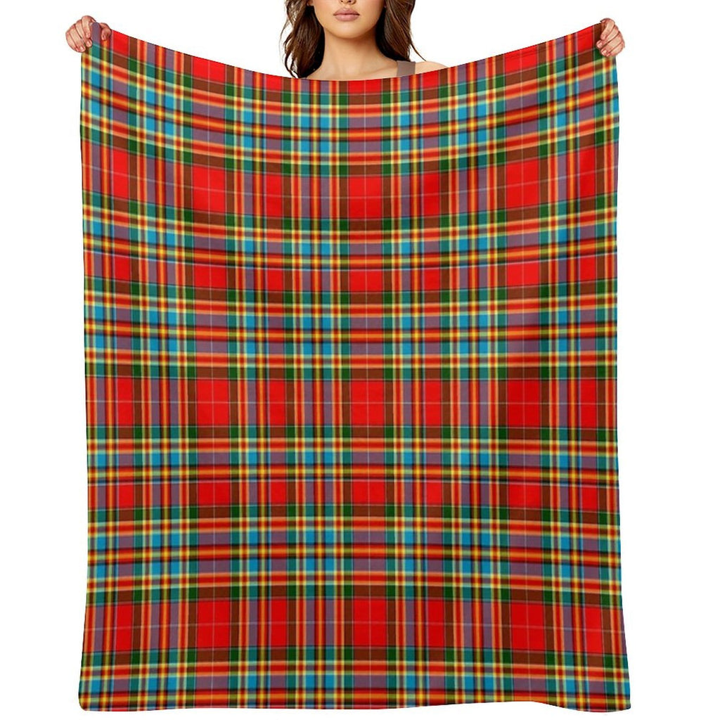 Archibald Tartan Scottish Clan Sustainable Throw Blanket