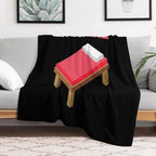 Bed Wars T-Shirt Machine-washable Throw Blanket