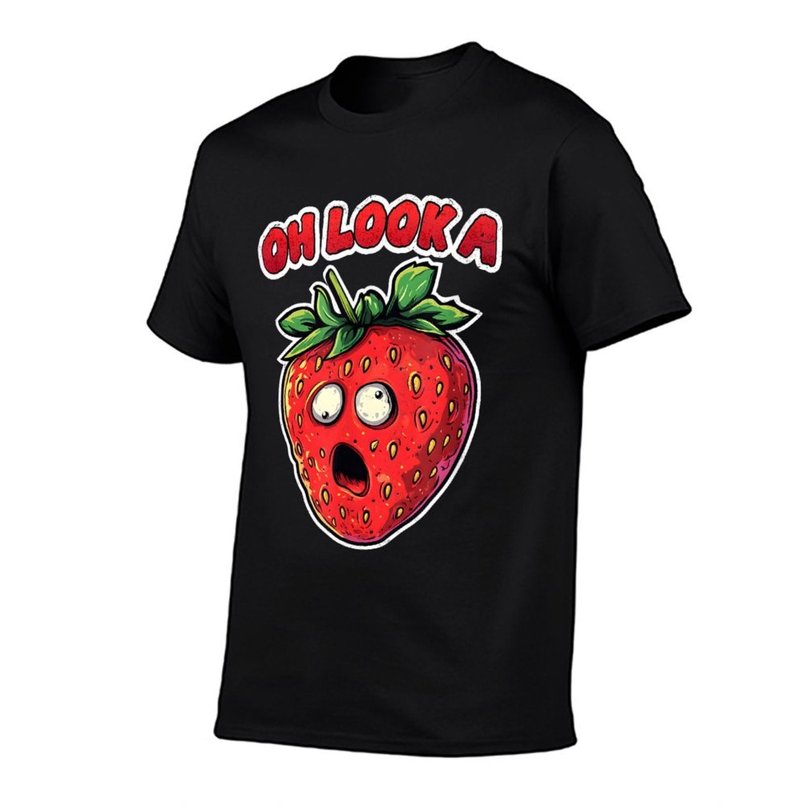 Oh Look A Strawberry Funny Meme Sad Fruit Online Joke Humor  Lightweight T-Shirt