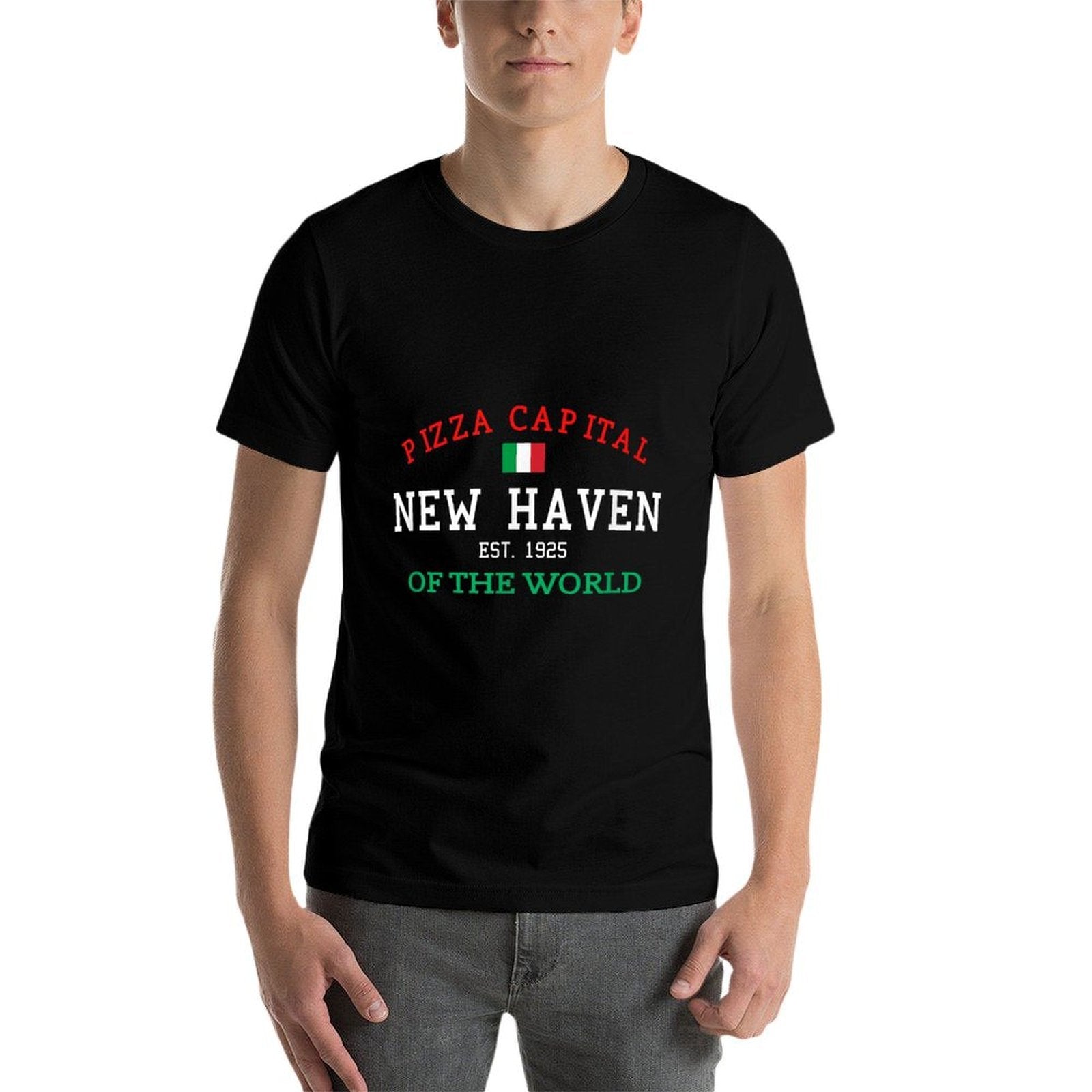 Pizza Capital of The World New Haven Connecticut  Affordable Price T-Shirt