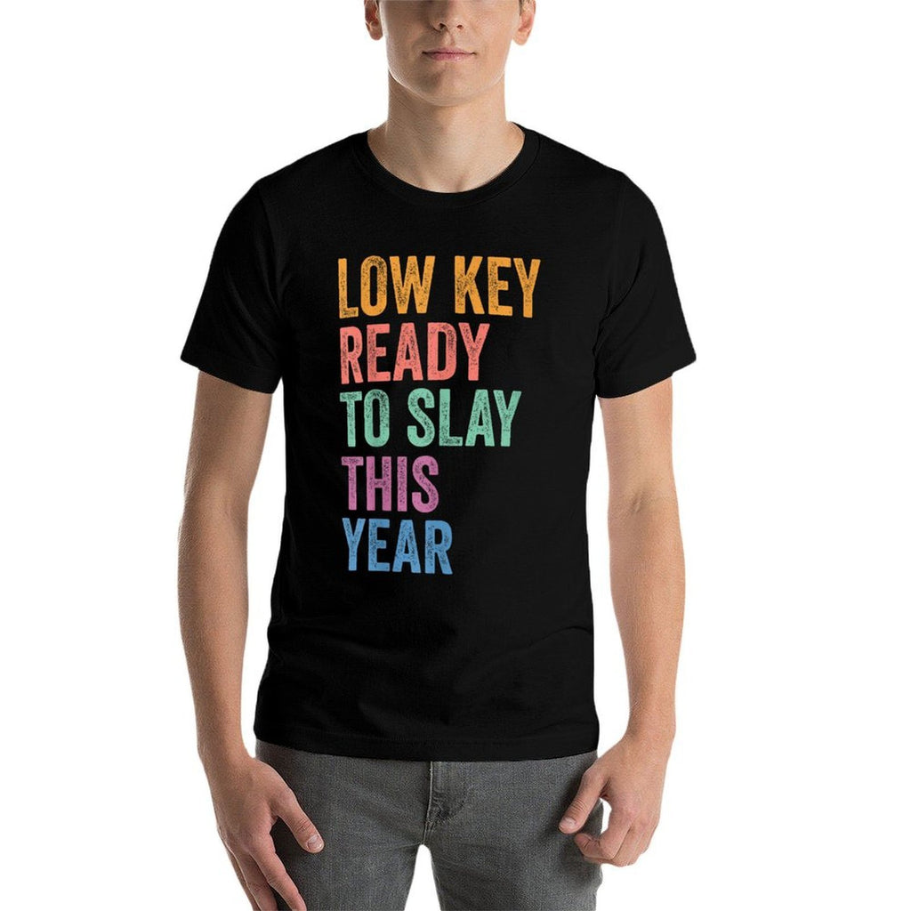 Gen Z Alpha Back To School Low Key Ready To Slay This Year  Trendy Pattern T-Shirt