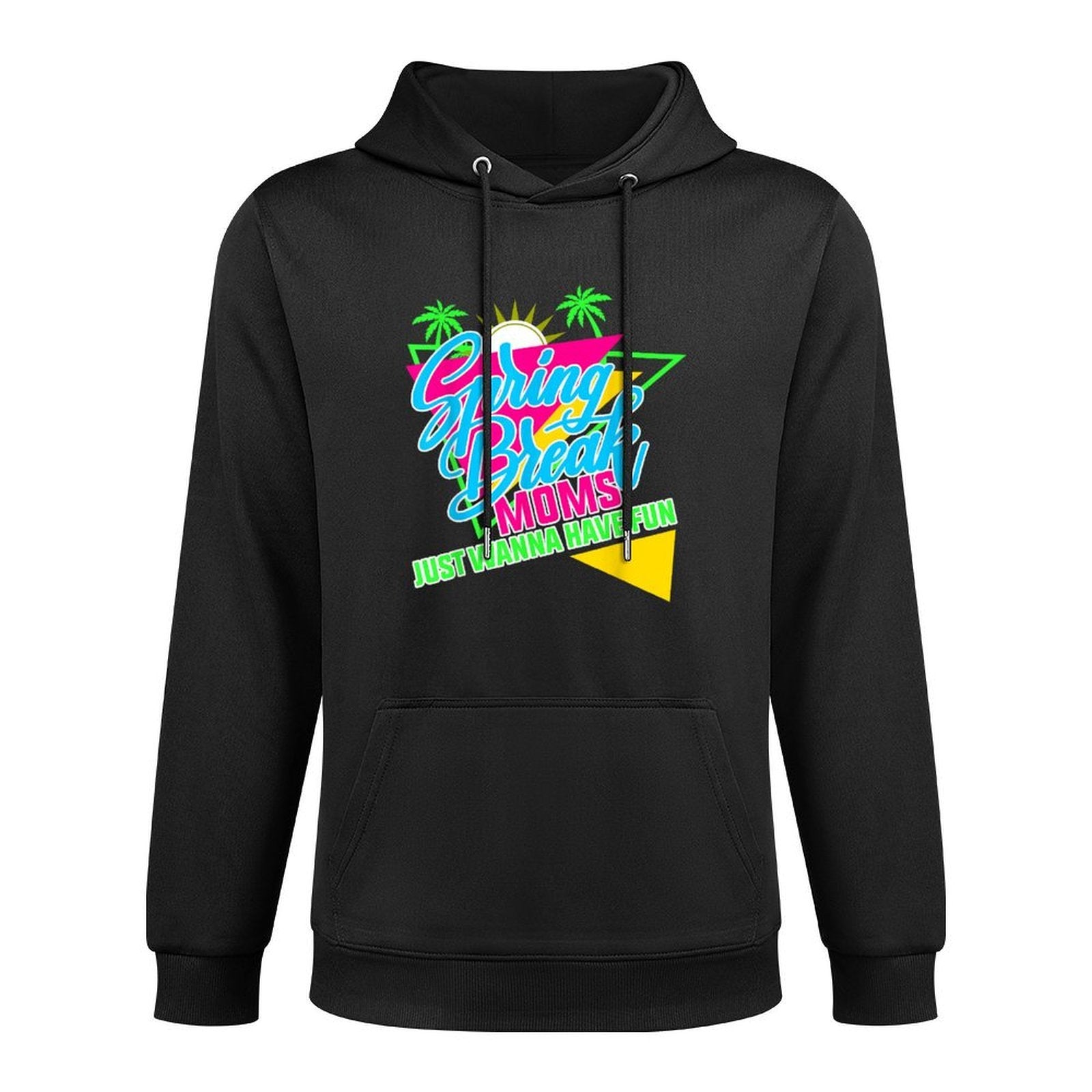 Spring Break Mom 2023 Retro Spring Break 2023 Adjustable Hood Hoodie