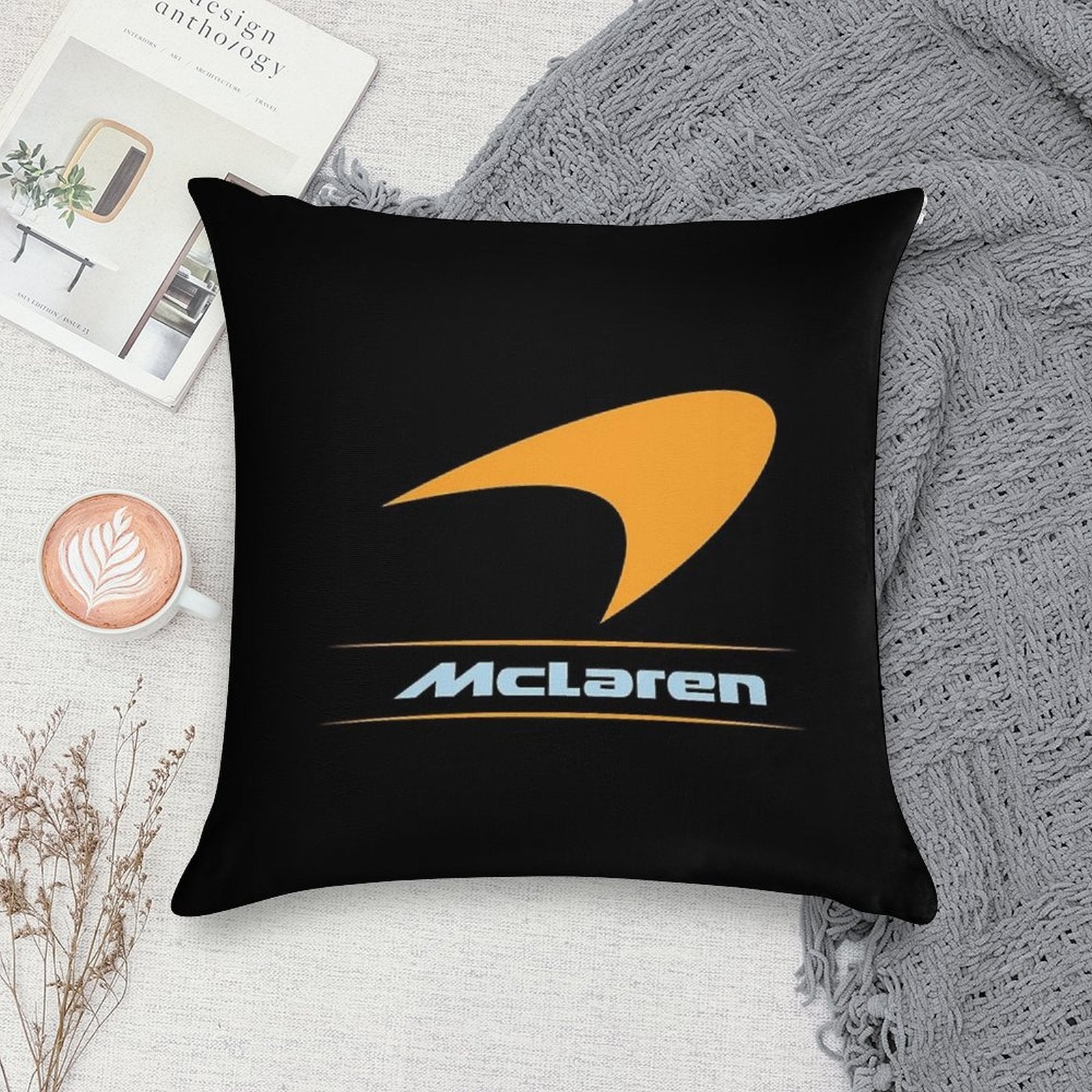 Mclaren Soft Reinforced Edging Throw Pillow