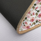 Watercolor Floral Pattern  Toxin-Free Bath Mat