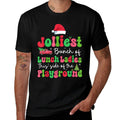 Jolliest Bunch Of Lunch Ladies Of Playground Xmas Colorful  Trendy Pattern T-Shirt