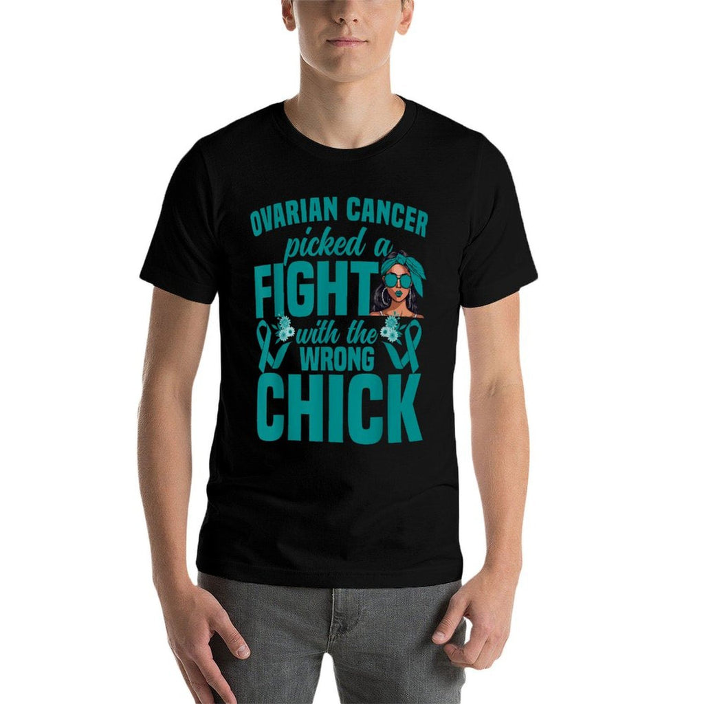 Ovarian Cancer Awareness Women Girls Survivor Ovarian Cancer  Graphic-printed T-Shirt
