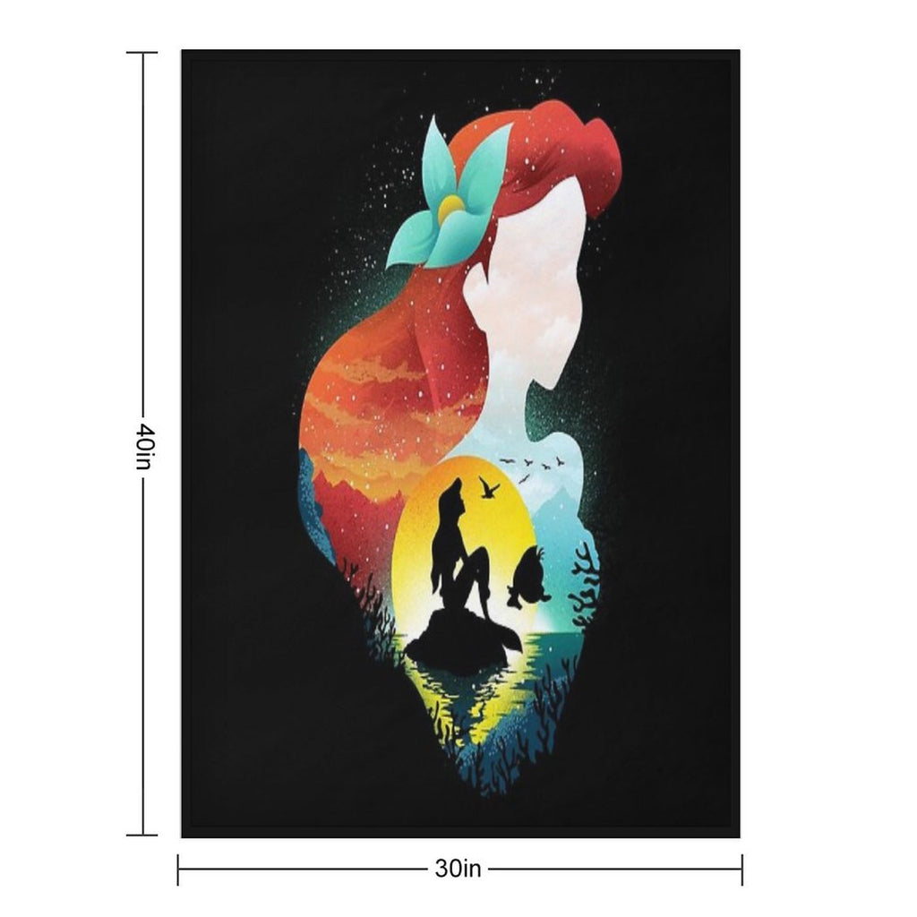 Under The Sea Plush Throw Blanket