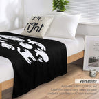 Death And His Cats Travel-friendly Throw Blanket