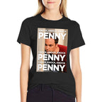 The Big Bang Theory Knock, Knock, Knock Penny  Ribbed Collar T-Shirt