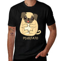 Pugtato Pug Potato Dog Lover Gift  Summer-ready Fabric T-Shirt