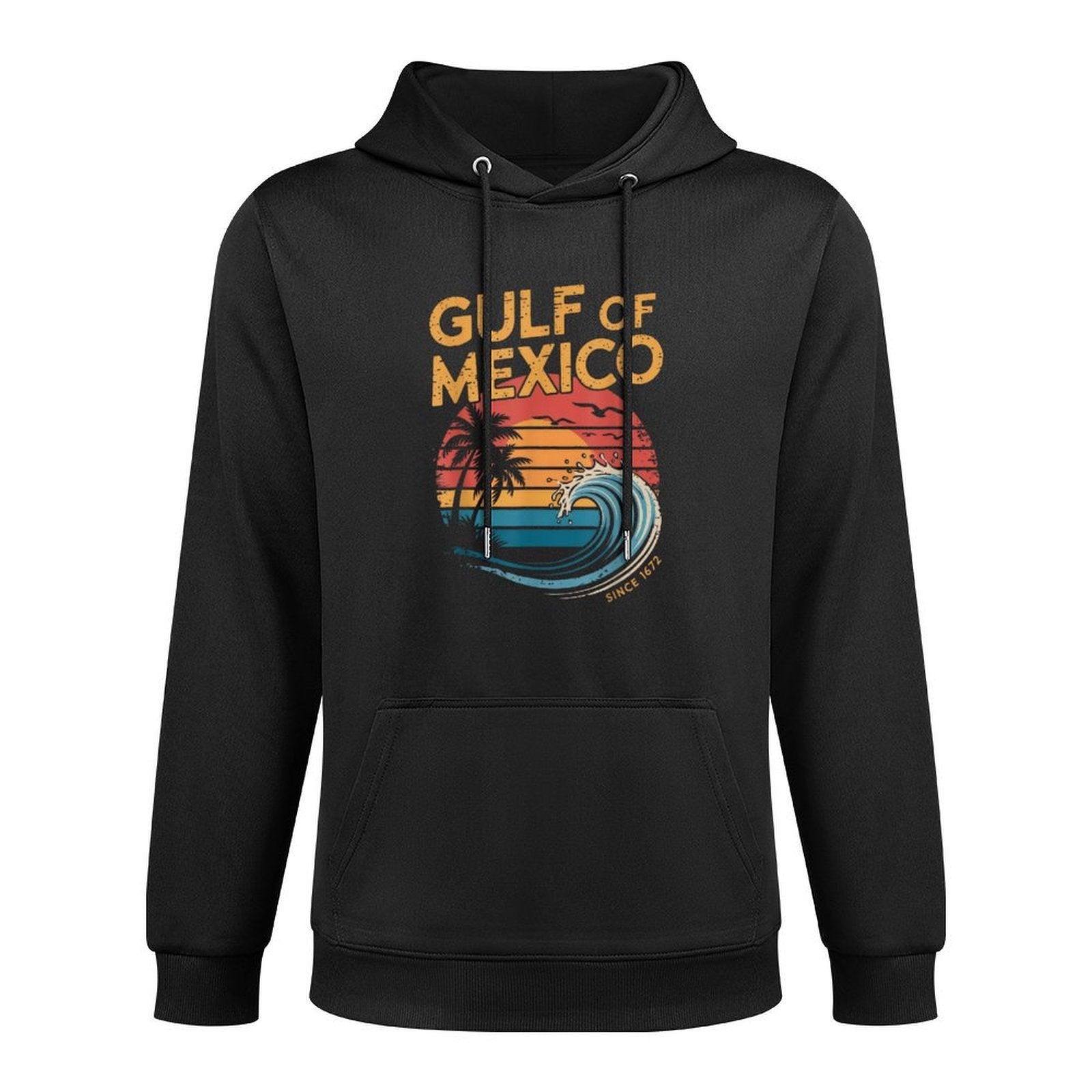 Gulf of Mexico Since 1672 Retro Vintage Gulf of Mexico All-Day Comfort Hoodie