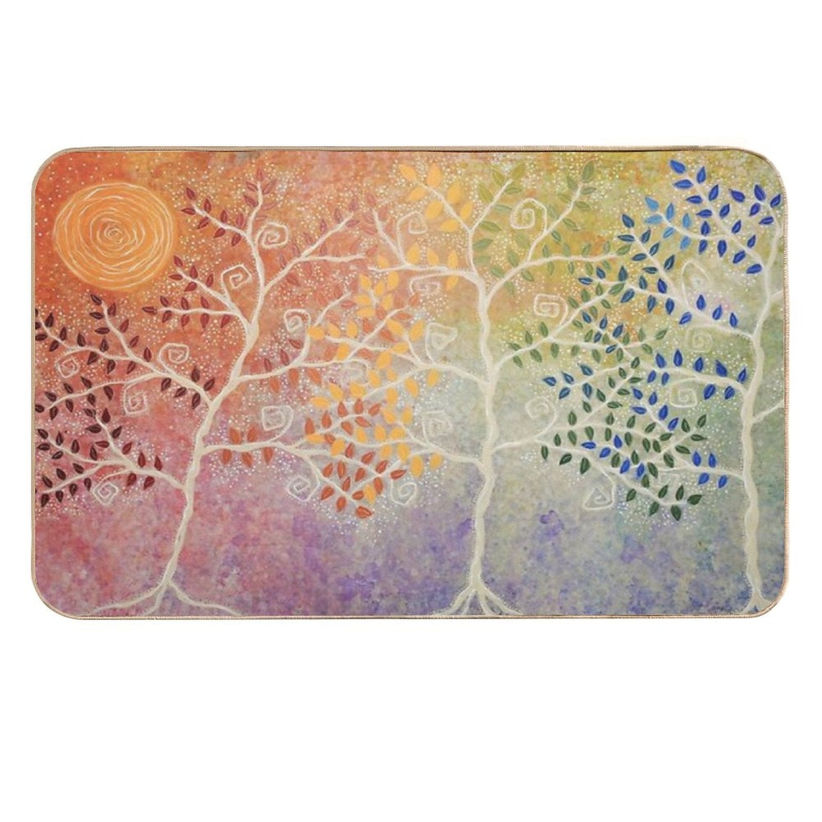 Rainbow Wishes  Odorless Bath Mat