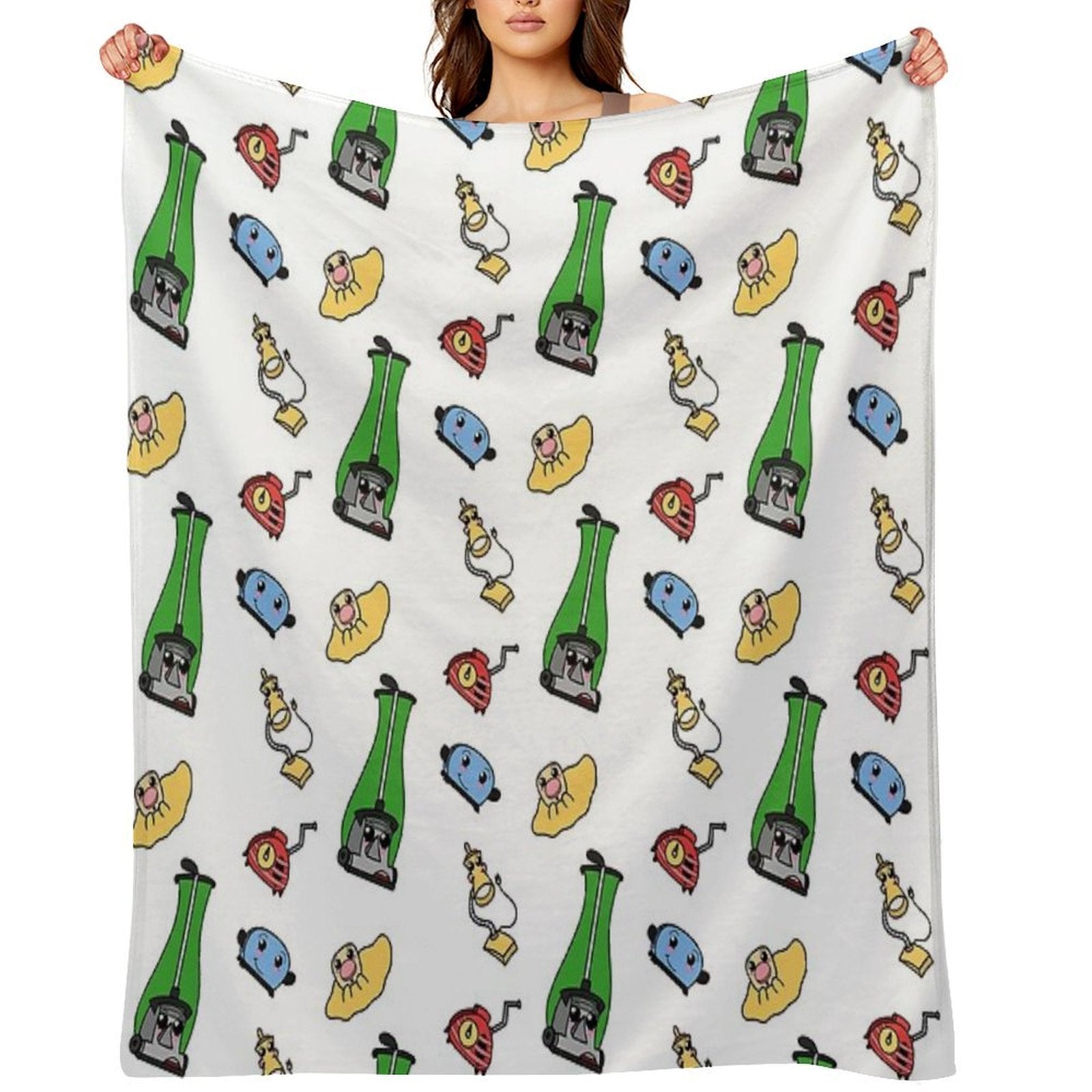 The Gang's All Here. Machine-washable Throw Blanket