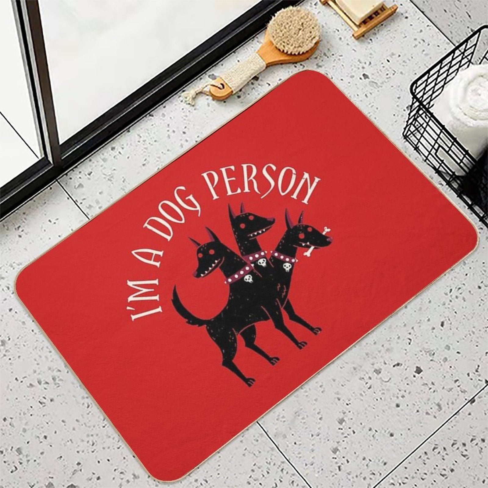Dog Person  Anti-Trip Bath Mat
