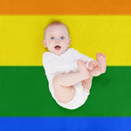 LGBT Flag (Rainbow Flag) Shrink-resistant Throw Blanket